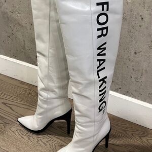 Off White -  c/o Virgil Abloh White For Walking Boots - 120 Knee -